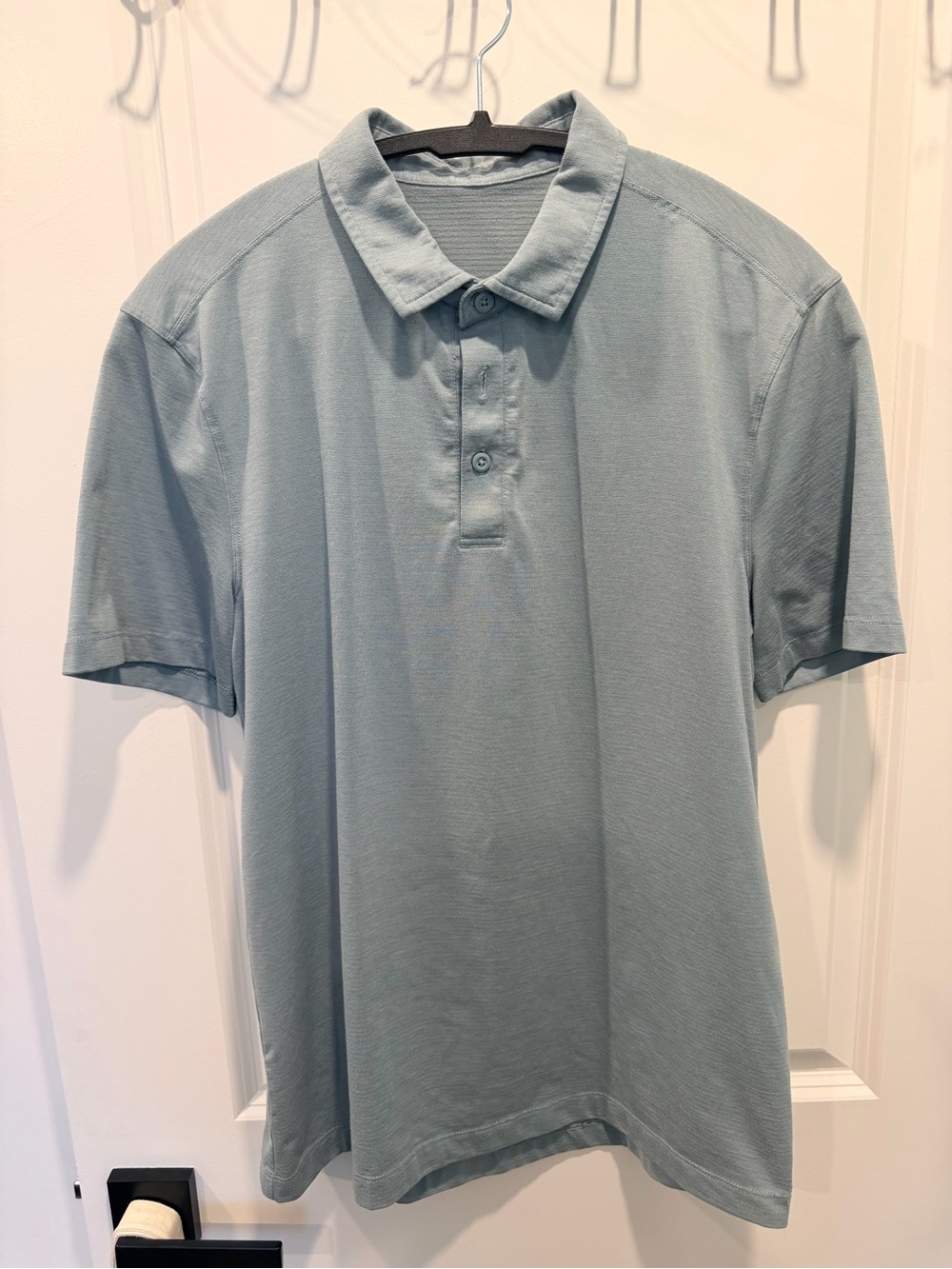 lululemon athletica Men's Polo Evolution Stretch Pique Golf Polo Blue Slate